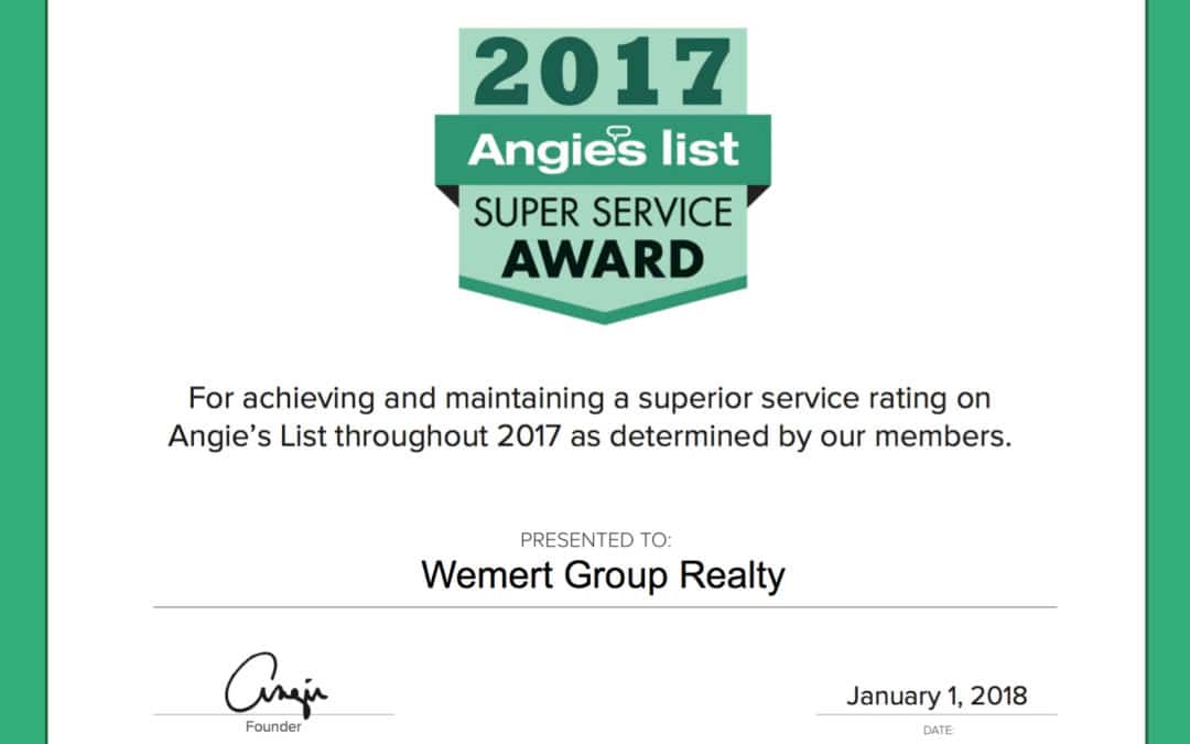 Angie’s List Super Service Award