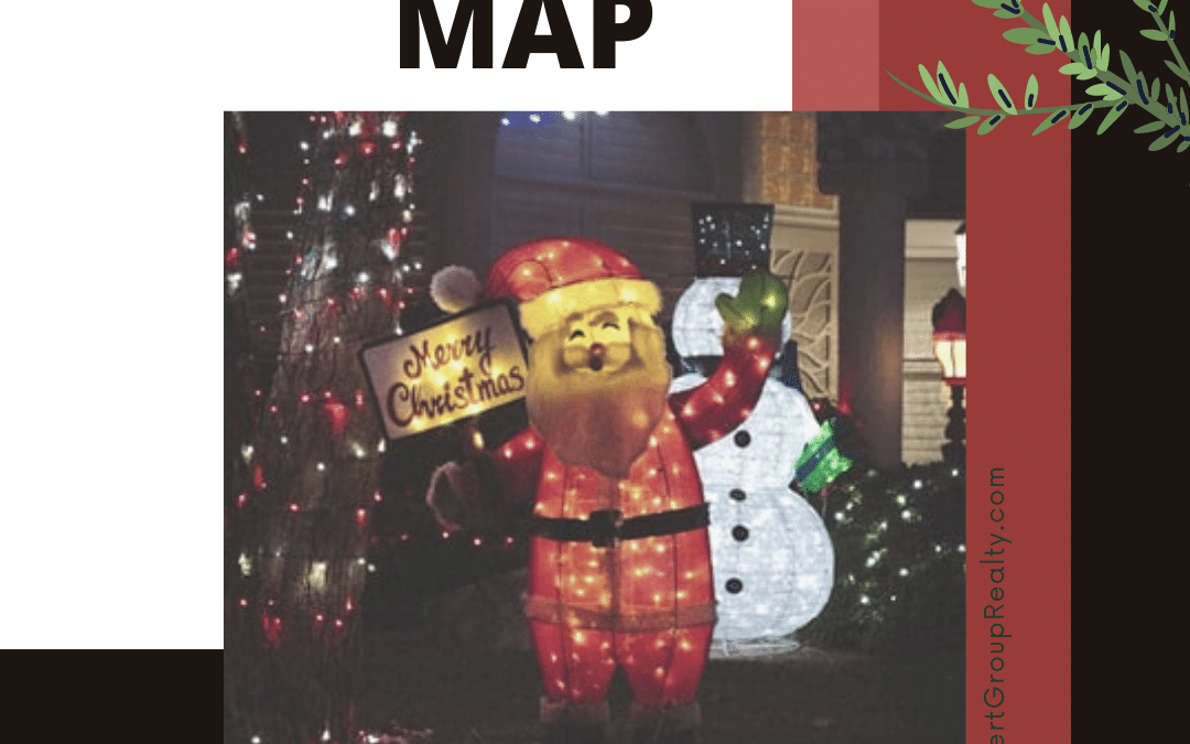 Central Florida Holiday Lights Map